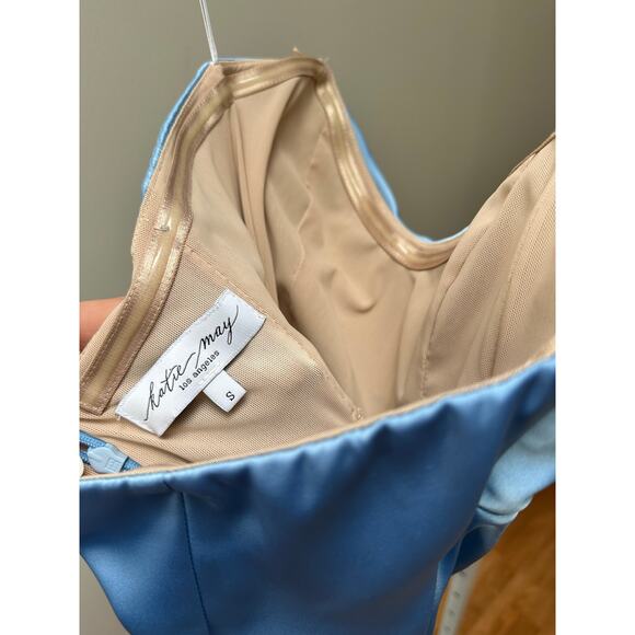 Katie May x Revolve Taylor Gown French Blue size Small - Picture 7 of 8